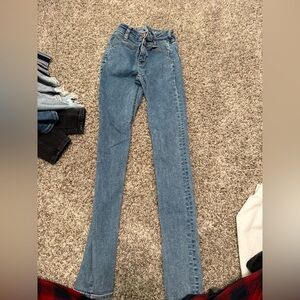 American Eagle Outfitters Women's Straight Leg Blue Jeans